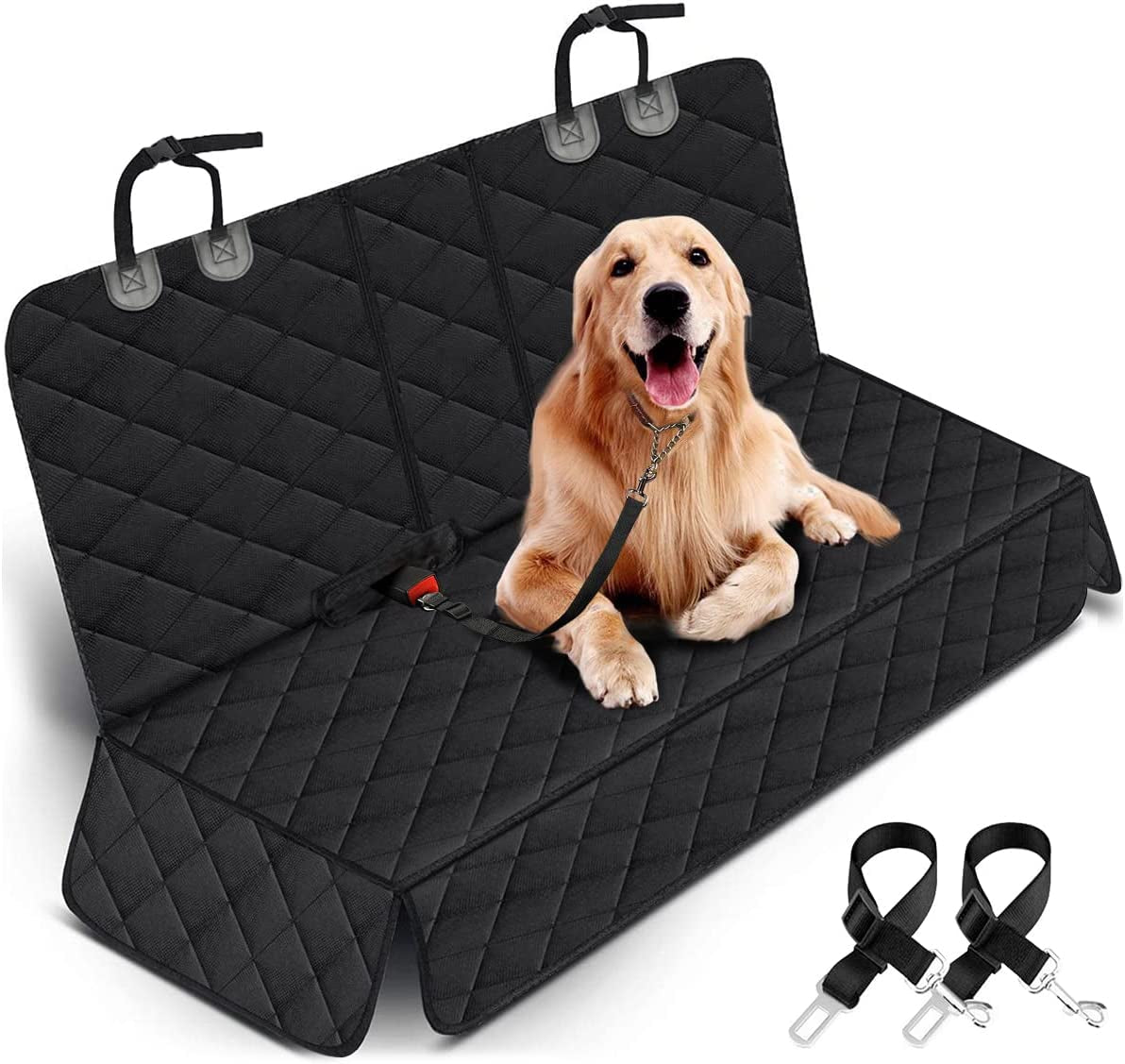 Waterproof Dog Backseat Cover – Heavy-Duty, Non-Slip Car Seat Protector 